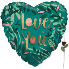 Balloon 'Love You' Leaves - Recycle